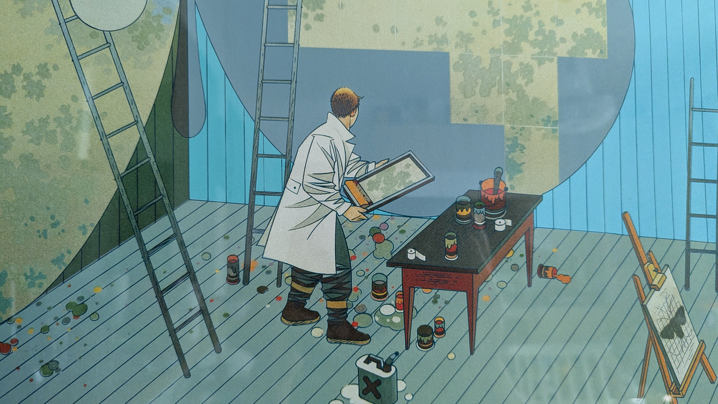 Raimo Huittinen - Silkkiperhonen (Signeerattu Grafiikka 1992)