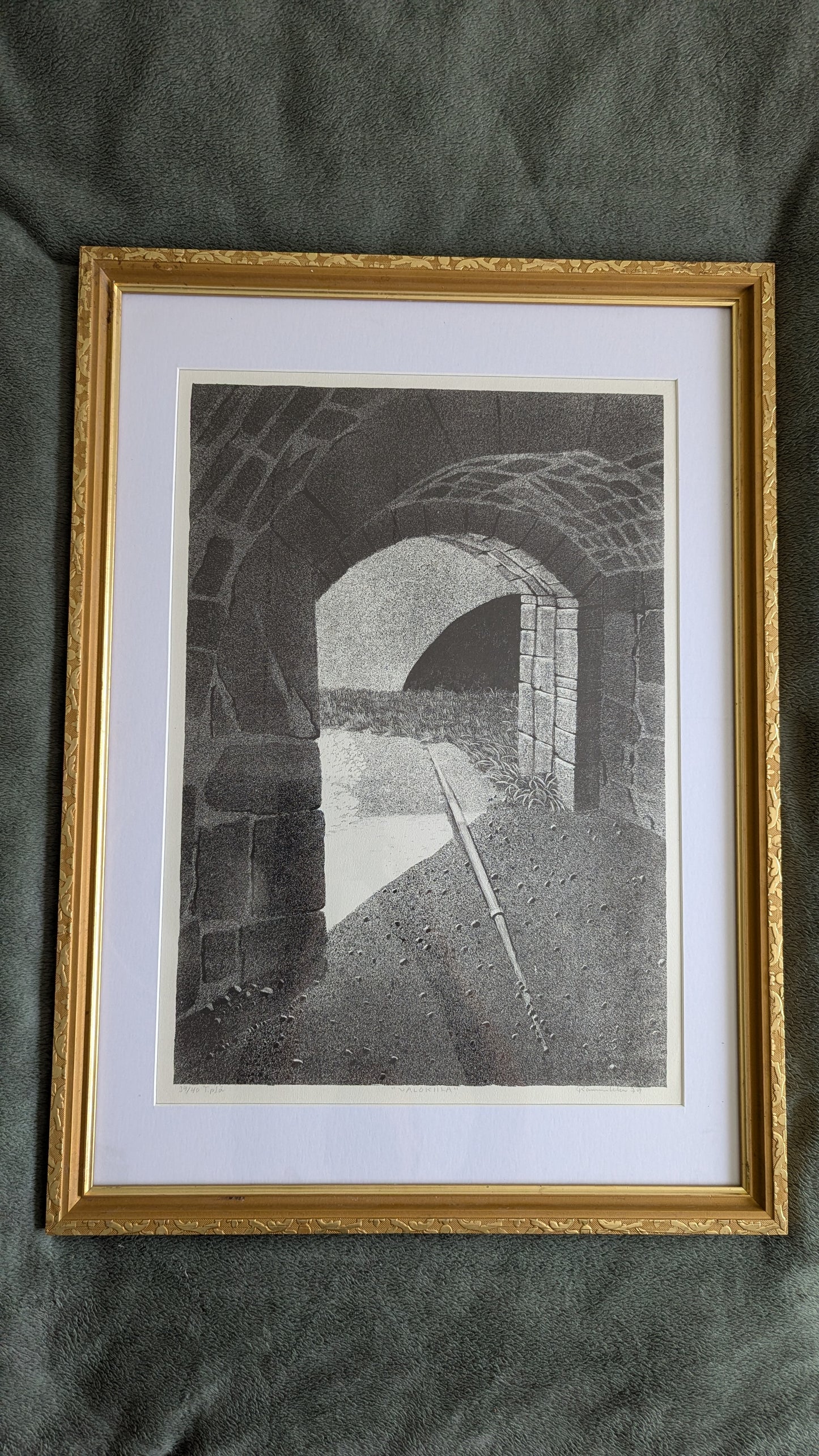 Leo Rannikko - Valokiila (Signeerattu Grafiikka 1977)