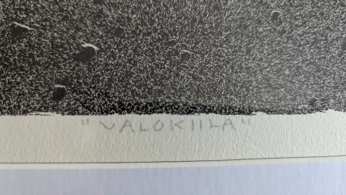 Leo Rannikko - Valokiila (Signeerattu Grafiikka 1977)