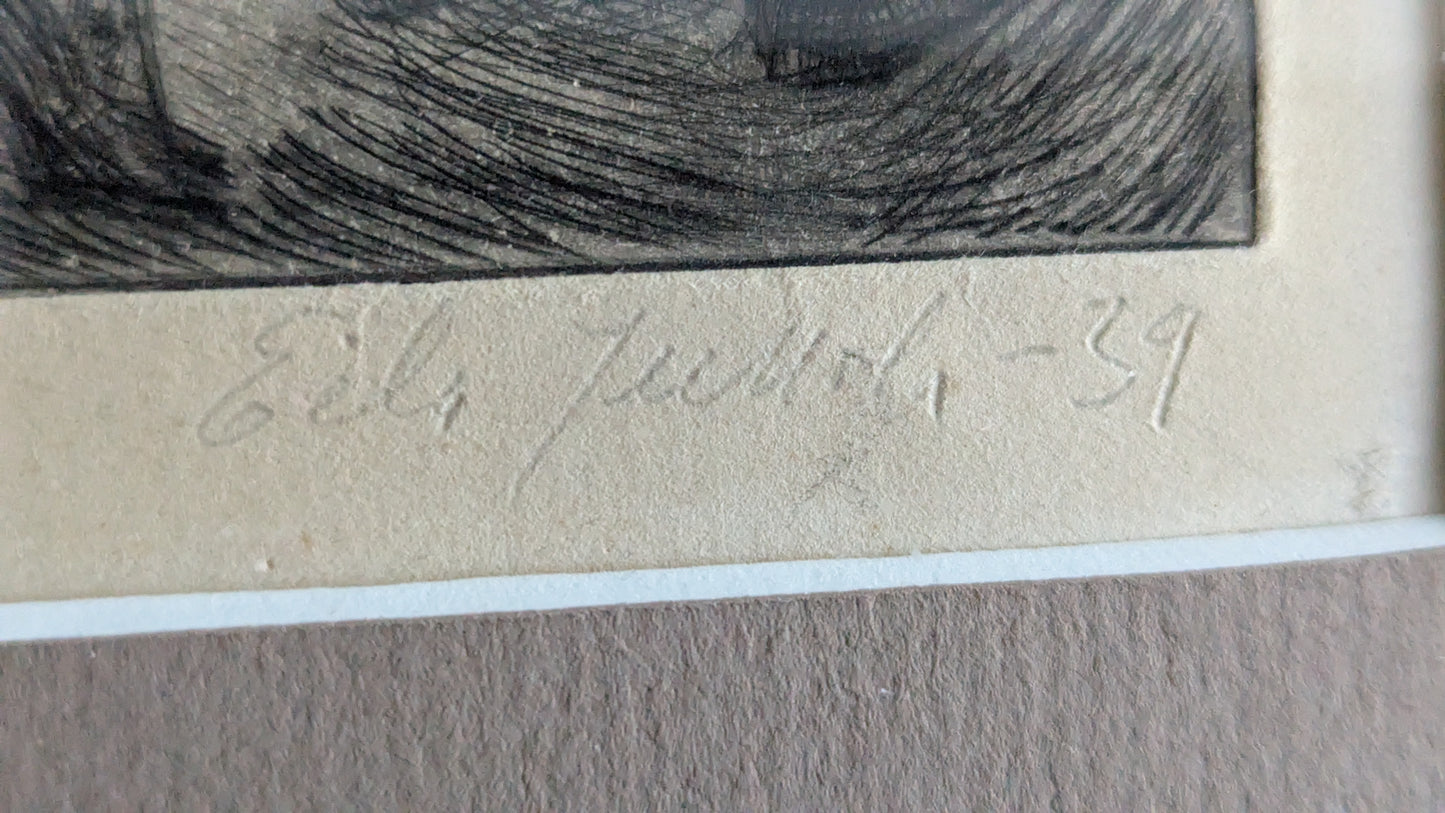 Eila Juhola - Signeerattu Etsaus (1939)