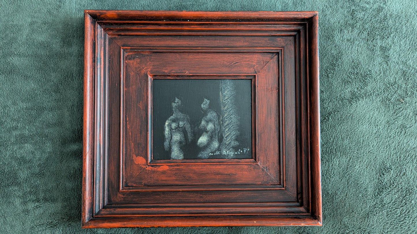 Matti Alapoti - Signeerattu Öljyvärimaalaus (1977)