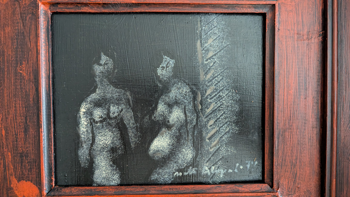 Matti Alapoti - Signeerattu Öljyvärimaalaus (1977)