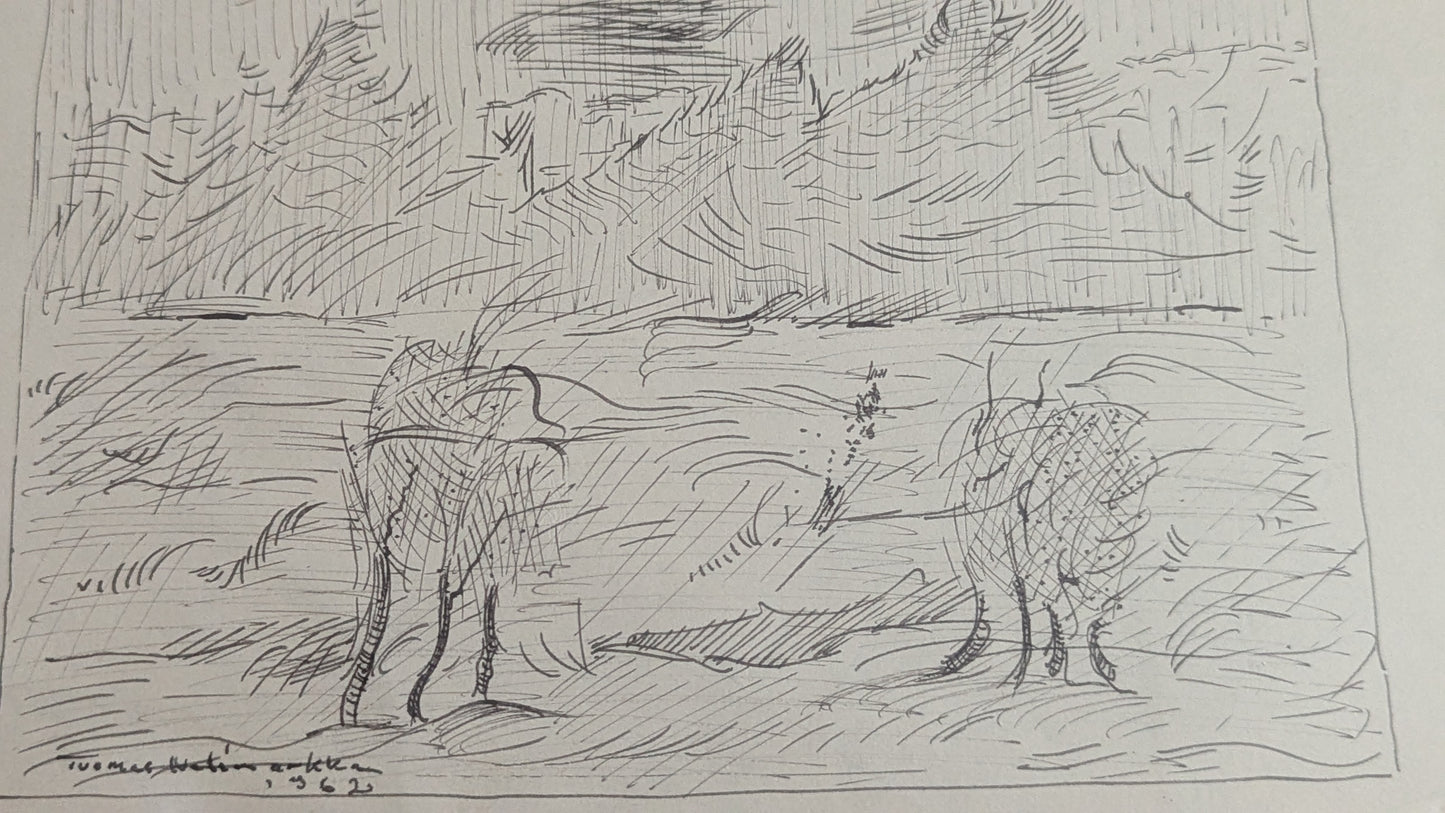 Tuomas Nelimarkka - Signeerattu Tussityö (1962)