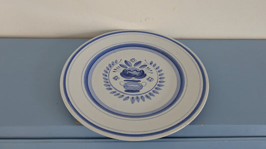 Arabia Blue Rose Ruokalautanen / Tarjoilulautanen (1949-1971, Svea Granlund)