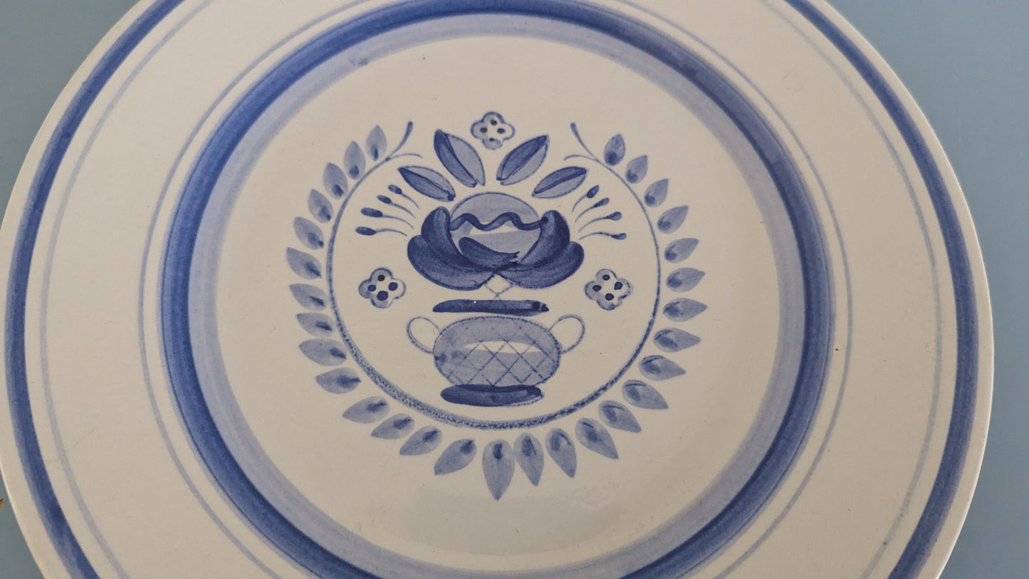 Arabia Blue Rose Ruokalautanen / Tarjoilulautanen (1949-1971, Svea Granlund)