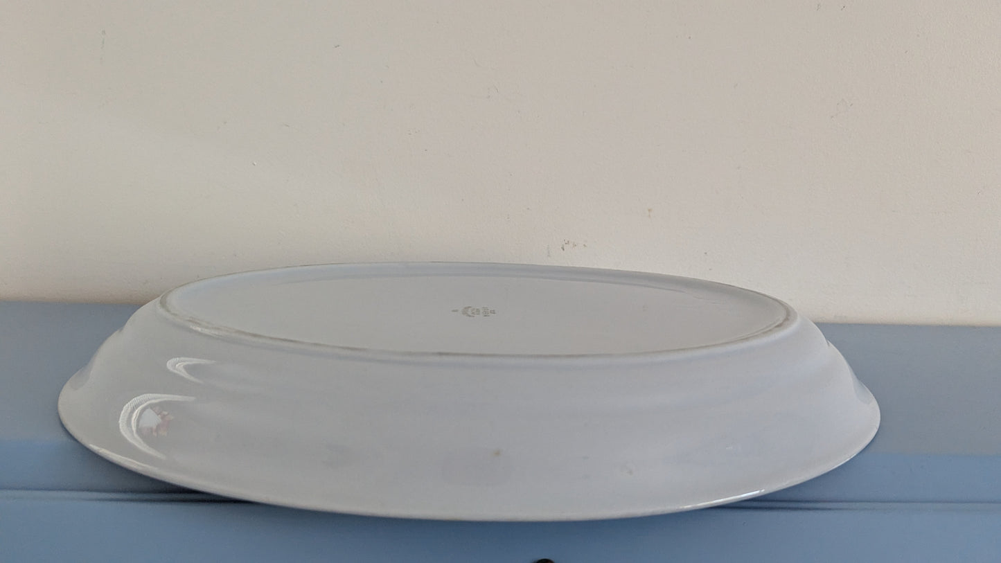 Arabia Blue Rose Tarjoiluvati (1949-1971, Svea Granlund)