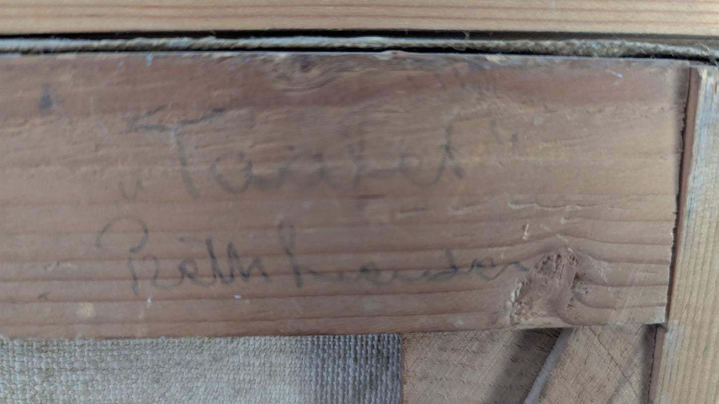 Signeerattu Öljyvärimaalaus Kankaalle