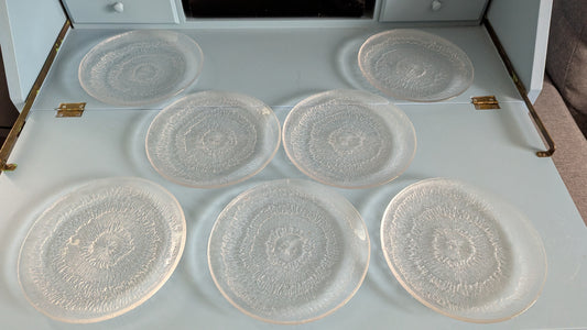 Iittala Solaris Salaattilautanen / Alkuruokalautanen (7kpl, Tapio Wirkkala)