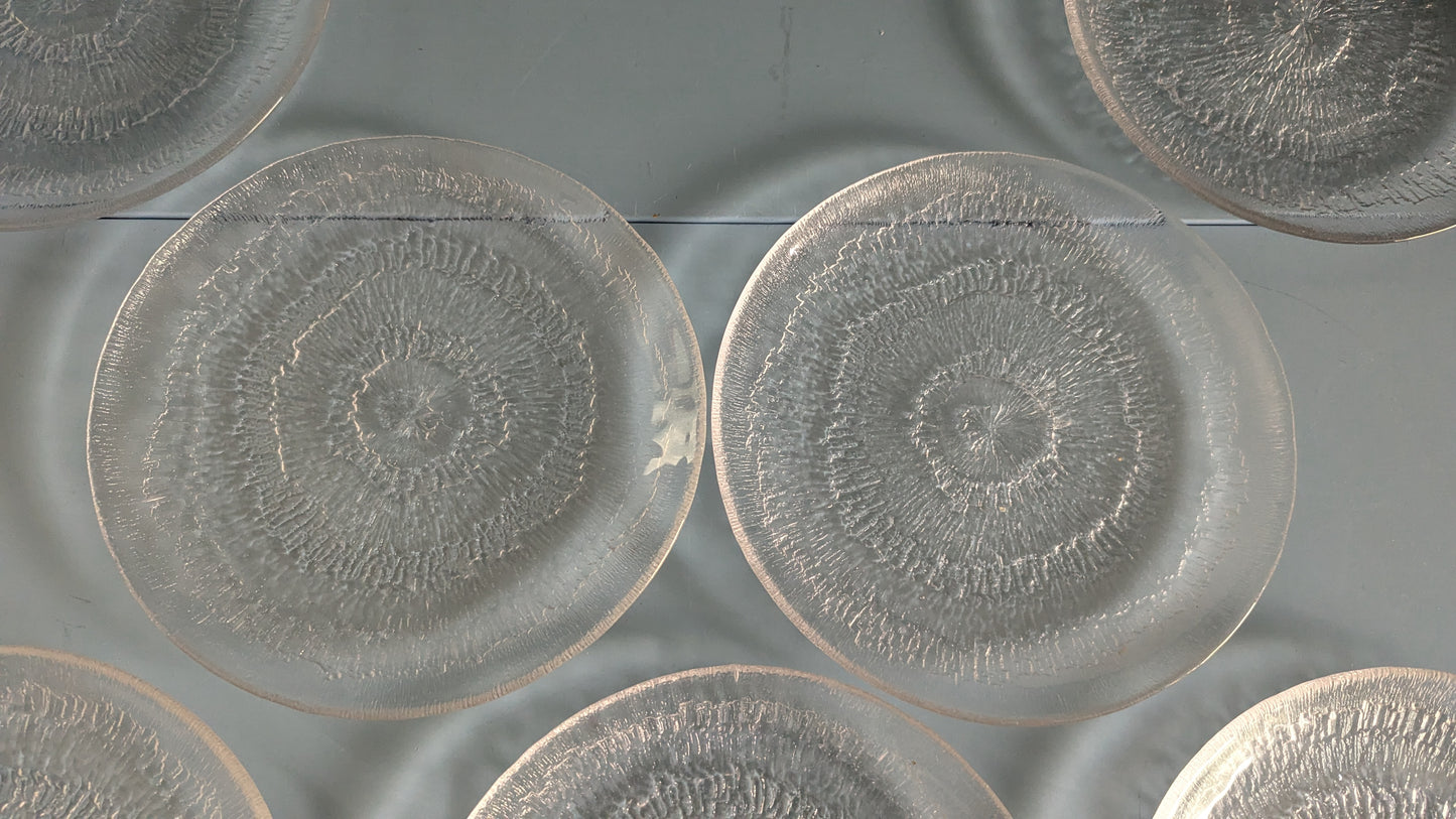 Iittala Solaris Salaattilautanen / Alkuruokalautanen (7kpl, Tapio Wirkkala)