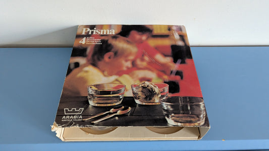 Nuutajärvi Prisma Annoskulho (4kpl, Alkuperäisessä Pakkauksessa, Kaj Franck)