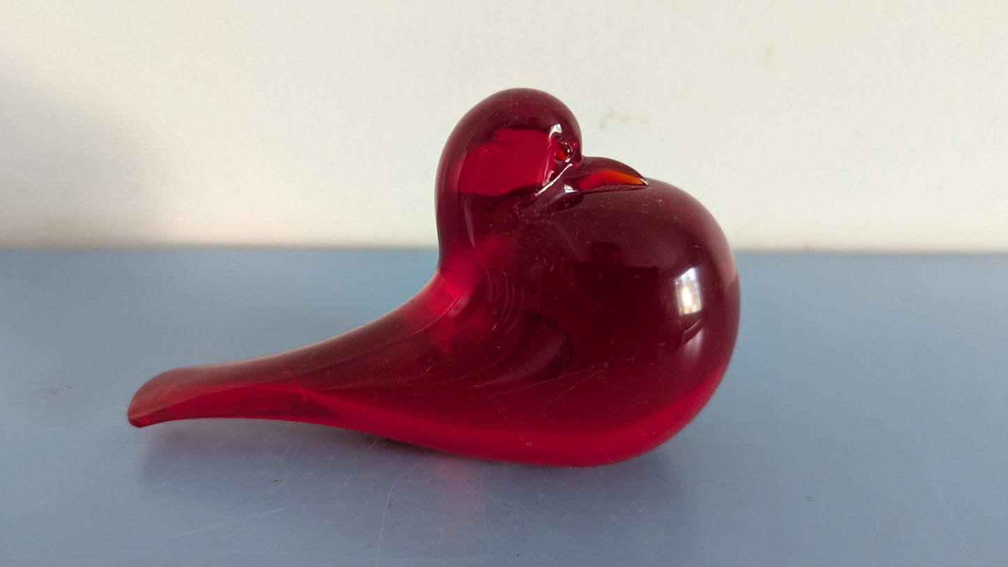 Archimede Seguso / Murano - Kyyhky / Lasilintu (1960-luku, Tarralla)