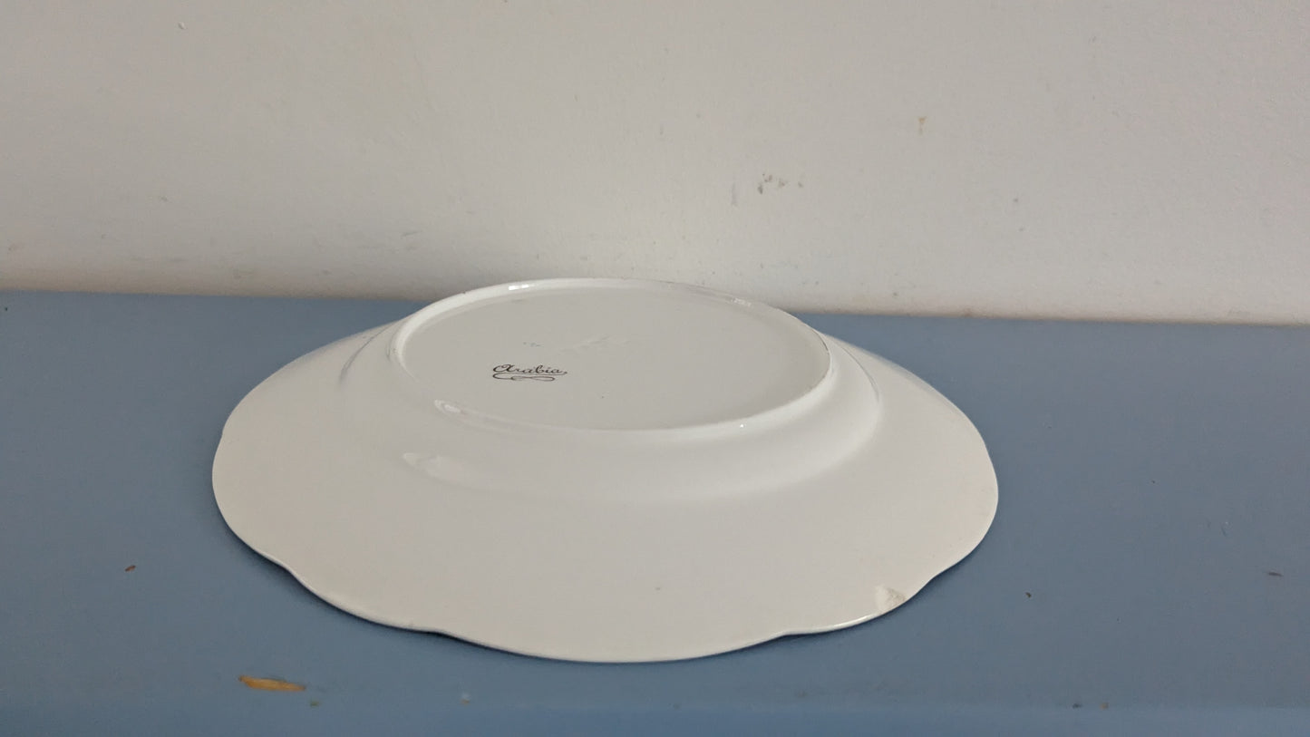 Arabia - Pyrola Salaattilautanen / Alkuruokalautanen (1897-1909)