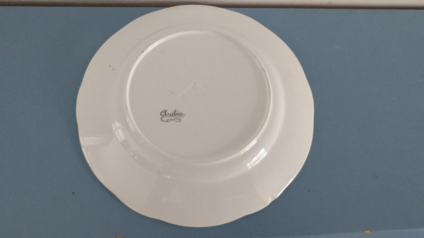 Arabia - Pyrola Salaattilautanen / Alkuruokalautanen (1897-1909)