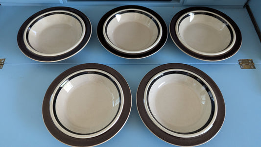 Arabia Ruija Keittolautanen (5kpl, 1975-1981, Raija Uosikkinen)