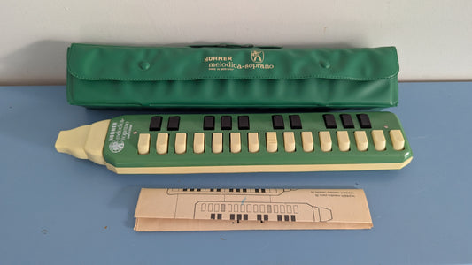 Hohner - Melodica Soprano (1960-luku, Alkuperäisessä Kantolaukussa, Saksa)