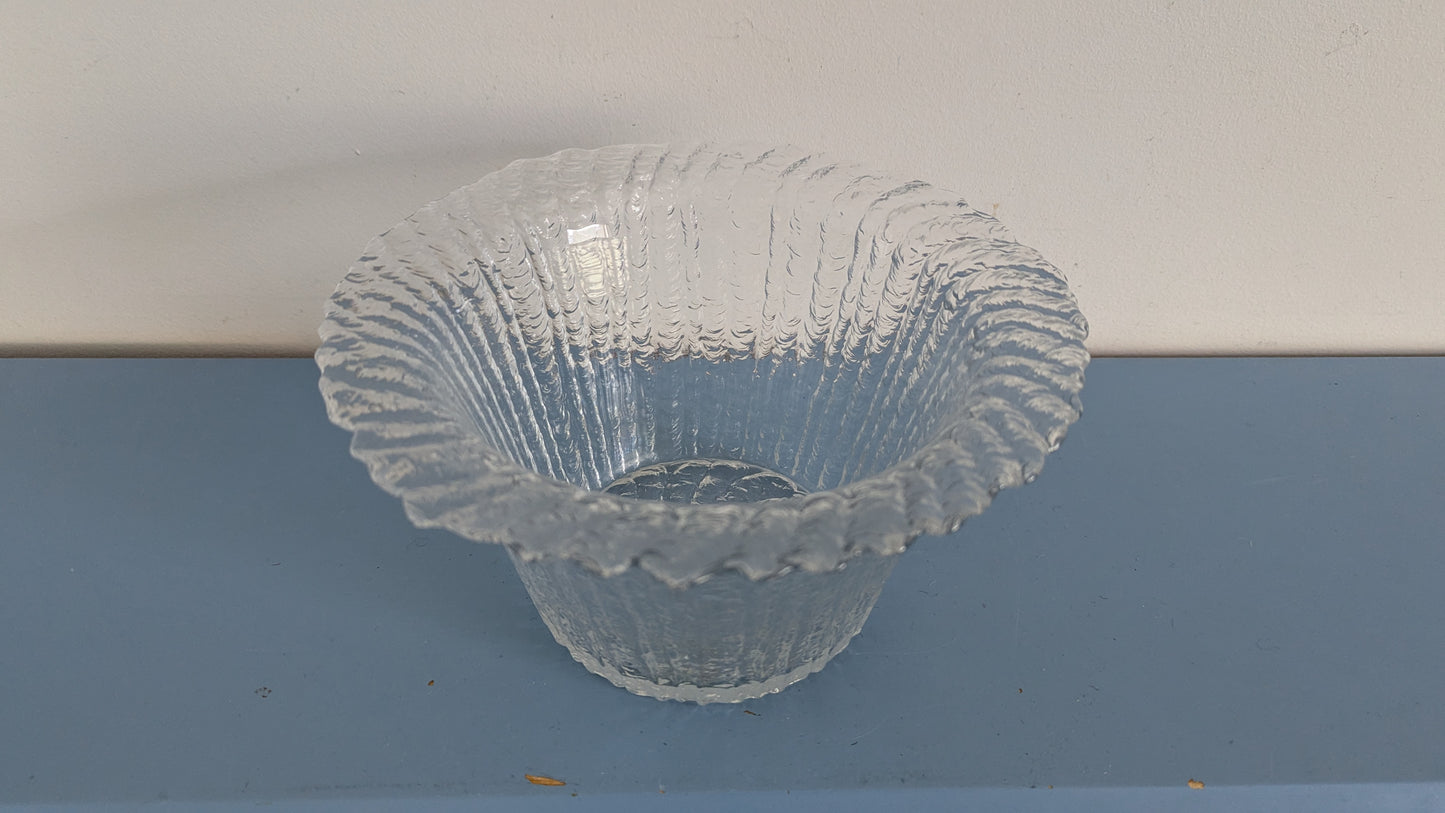 Riihimäen Lasi Tupru Kulho / Malja (1975-1980, Nanny Still)