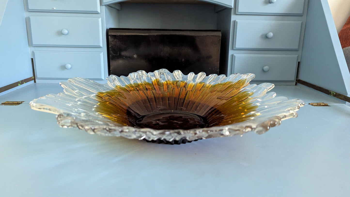 Humppila Revontulet Vati / Tarjoiluvati (Halk. 39cm, Signeerattu Tauno Wirkkala)