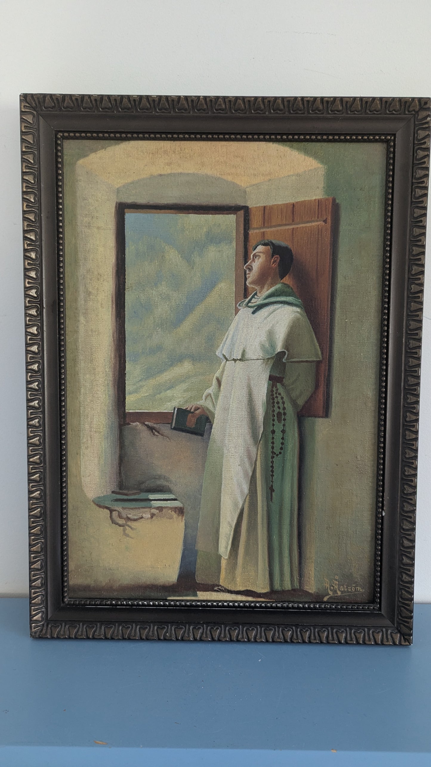 A. Åström - Signeerattu Öljyvärimaalaus