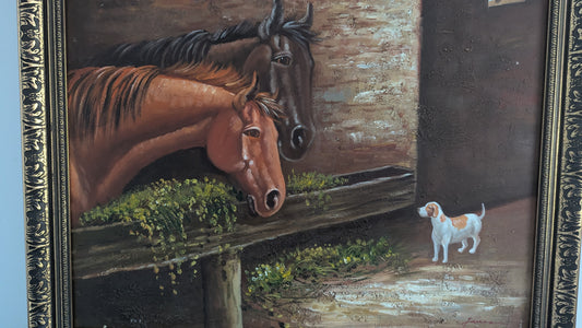 Signeerattu Öljyvärimaalaus