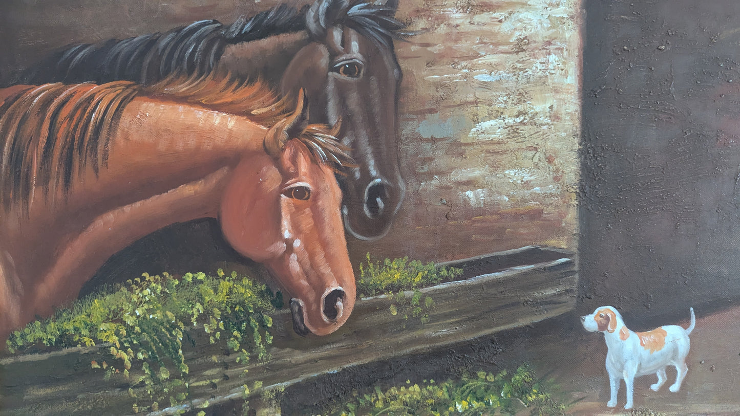 Signeerattu Öljyvärimaalaus