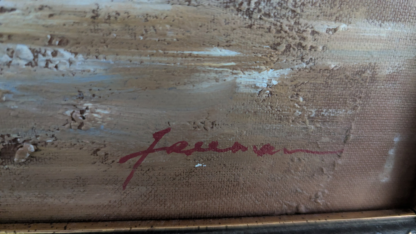 Signeerattu Öljyvärimaalaus