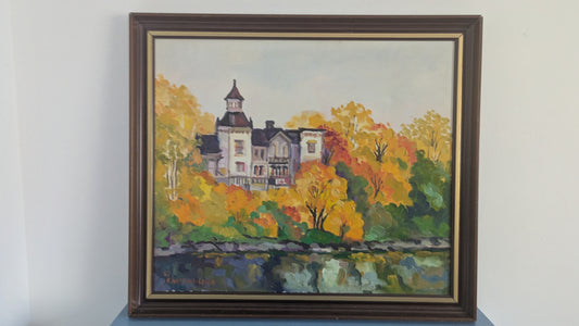 Hector Wistuba Lorca - Syksy (Signeerattu Öljyvärimaalaus 1987)