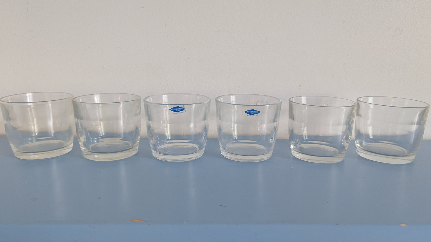 Nuutajärvi Prisma Lasi (6kpl, 15cl, 1967-1979 ja 1987-1990, Kaj Franck)