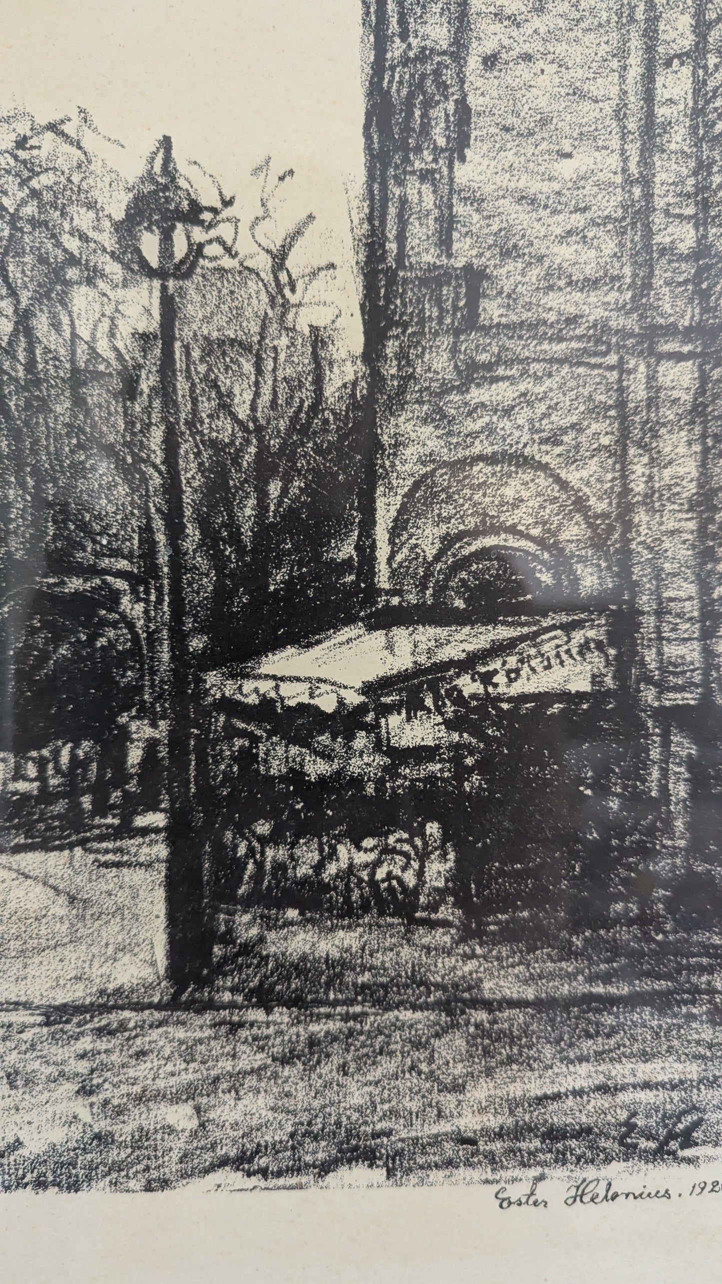 Ester Helenius - Rotonden Kulmaus (Signeerattu Grafiikka 1920)