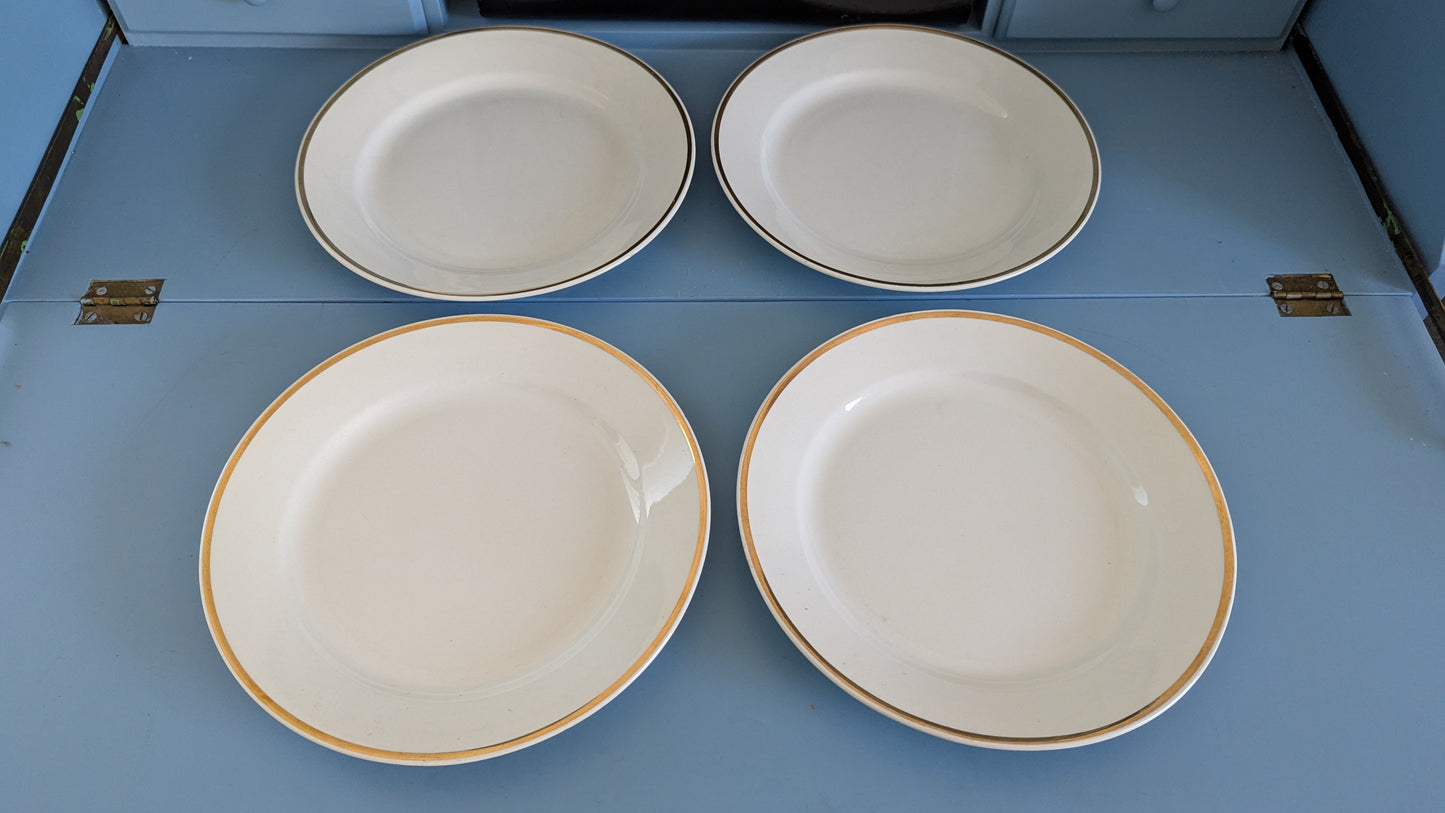 Arabia Arki Kultareuna Ruokalautanen (4kpl, 1968-1973, Raija Uosikkinen)