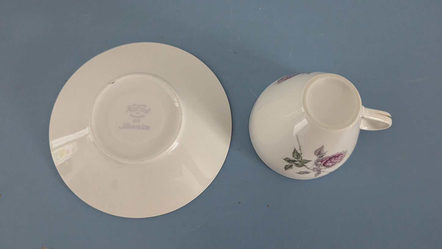 Rörstrand Senorita Kahviastiasto Kahdeksalle Hengelle (16-osainen)