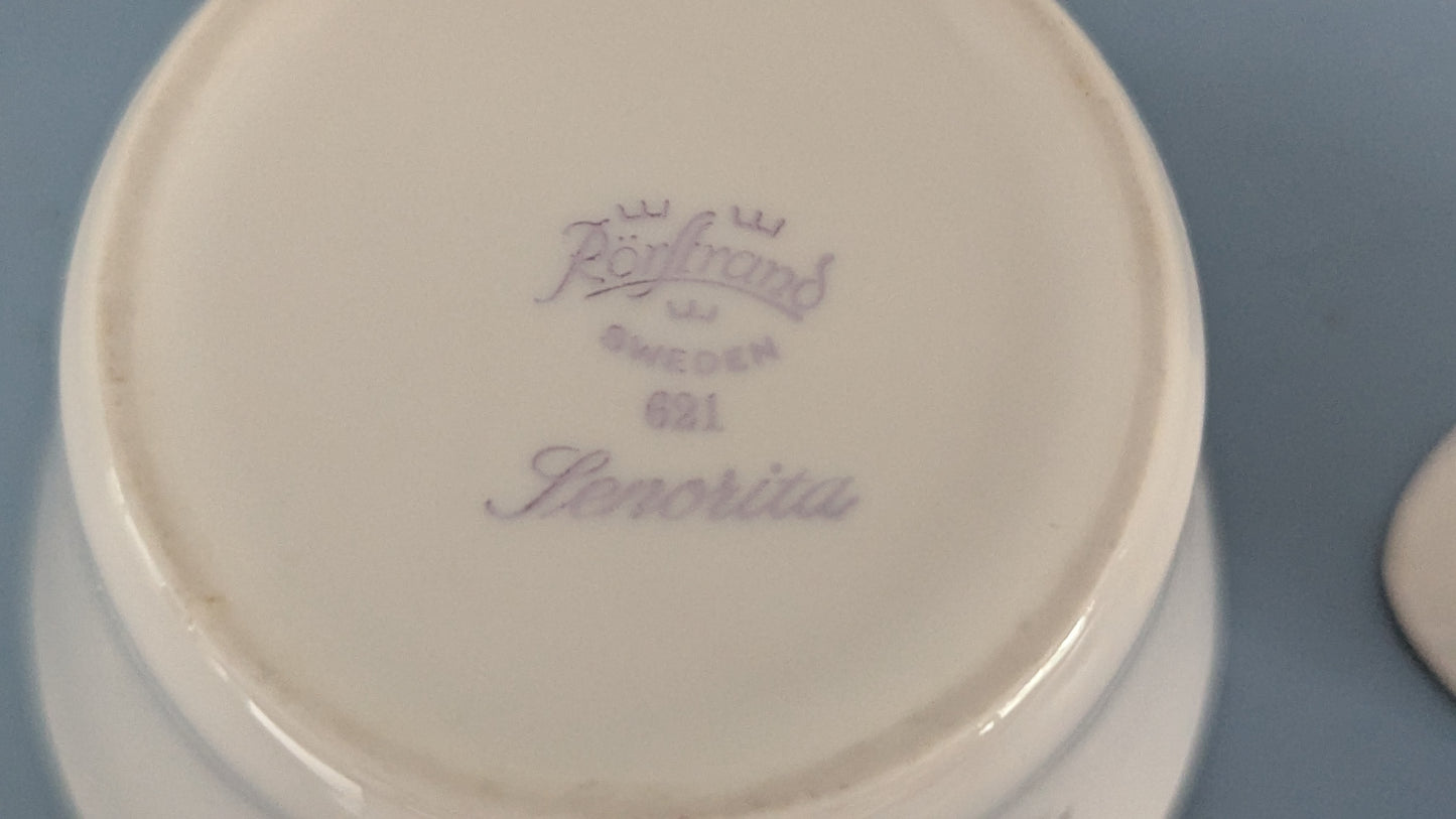 Rörstrand Senorita Sokerikko ja Kermakko