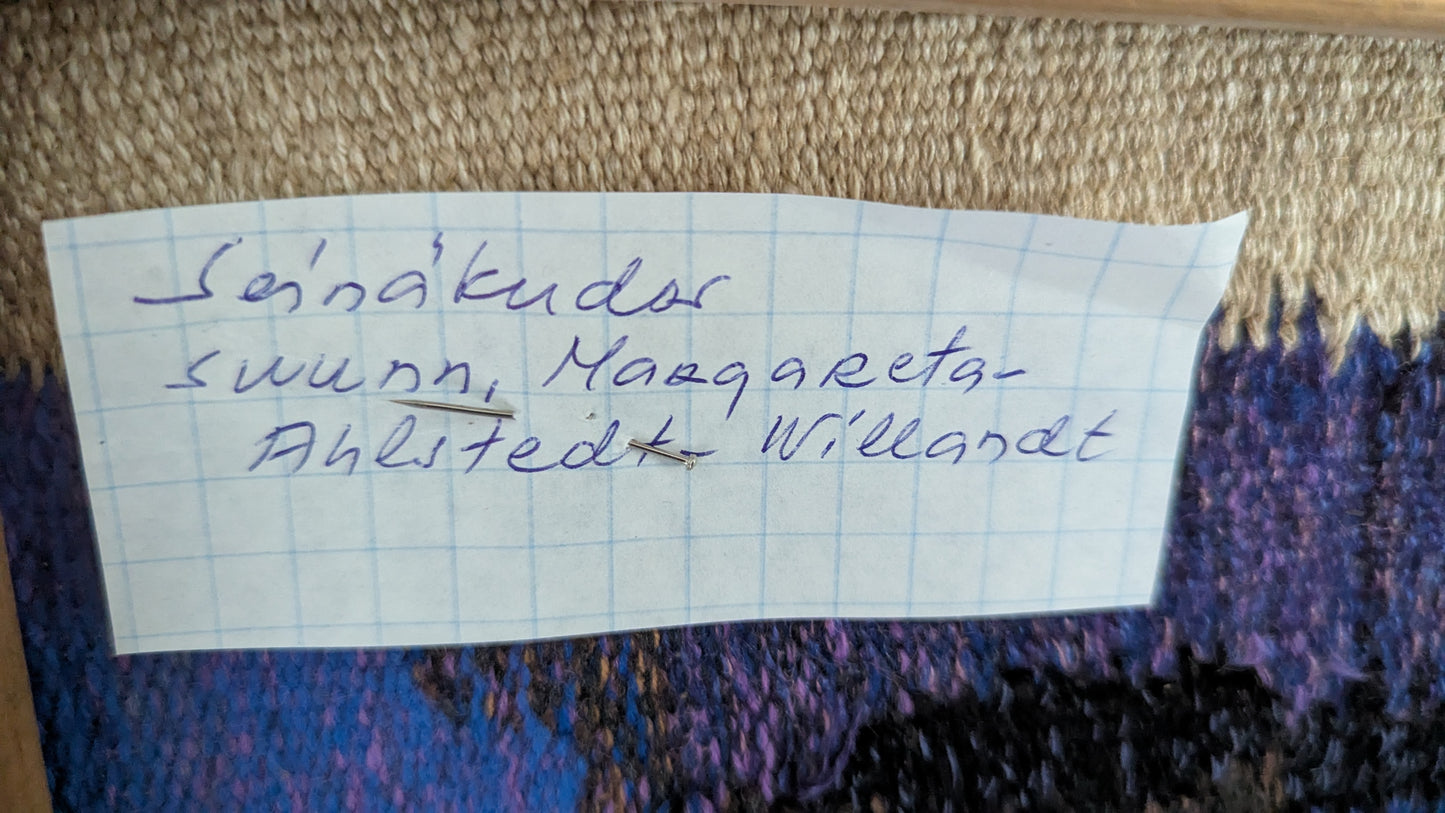 Margareta Ahlstedt-Willandt - Kylä (Signeerattu Kuvakudos)