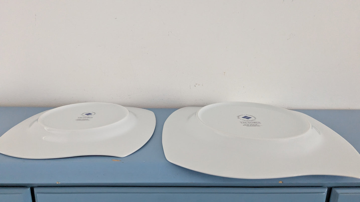 Apilanlehti - Victoria Ruokalautanen ja Salaattilautanen (2+2kpl, Alk. Paketti)