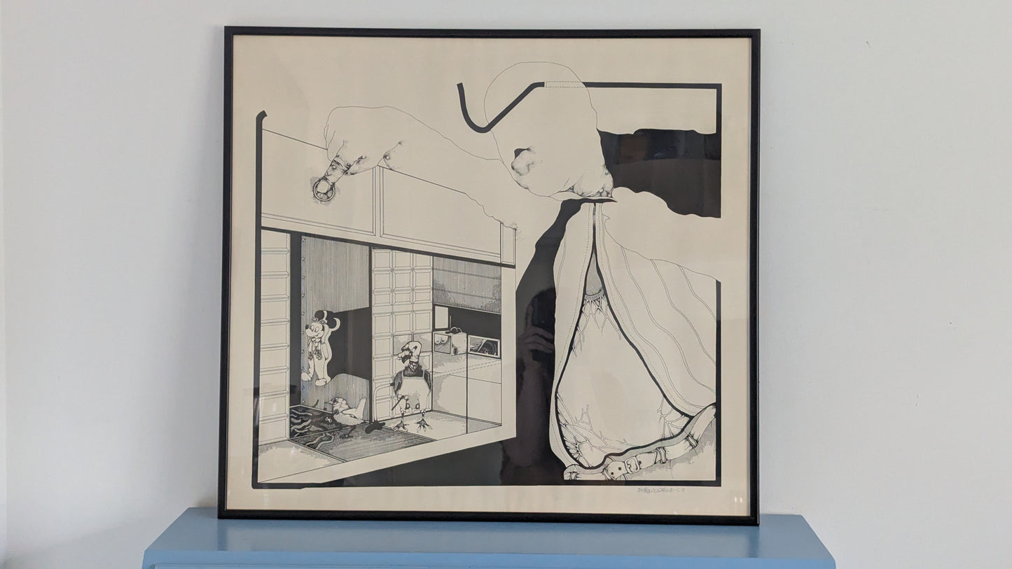 Raimo Kanerva - Signeerattu Grafiikka (1969)