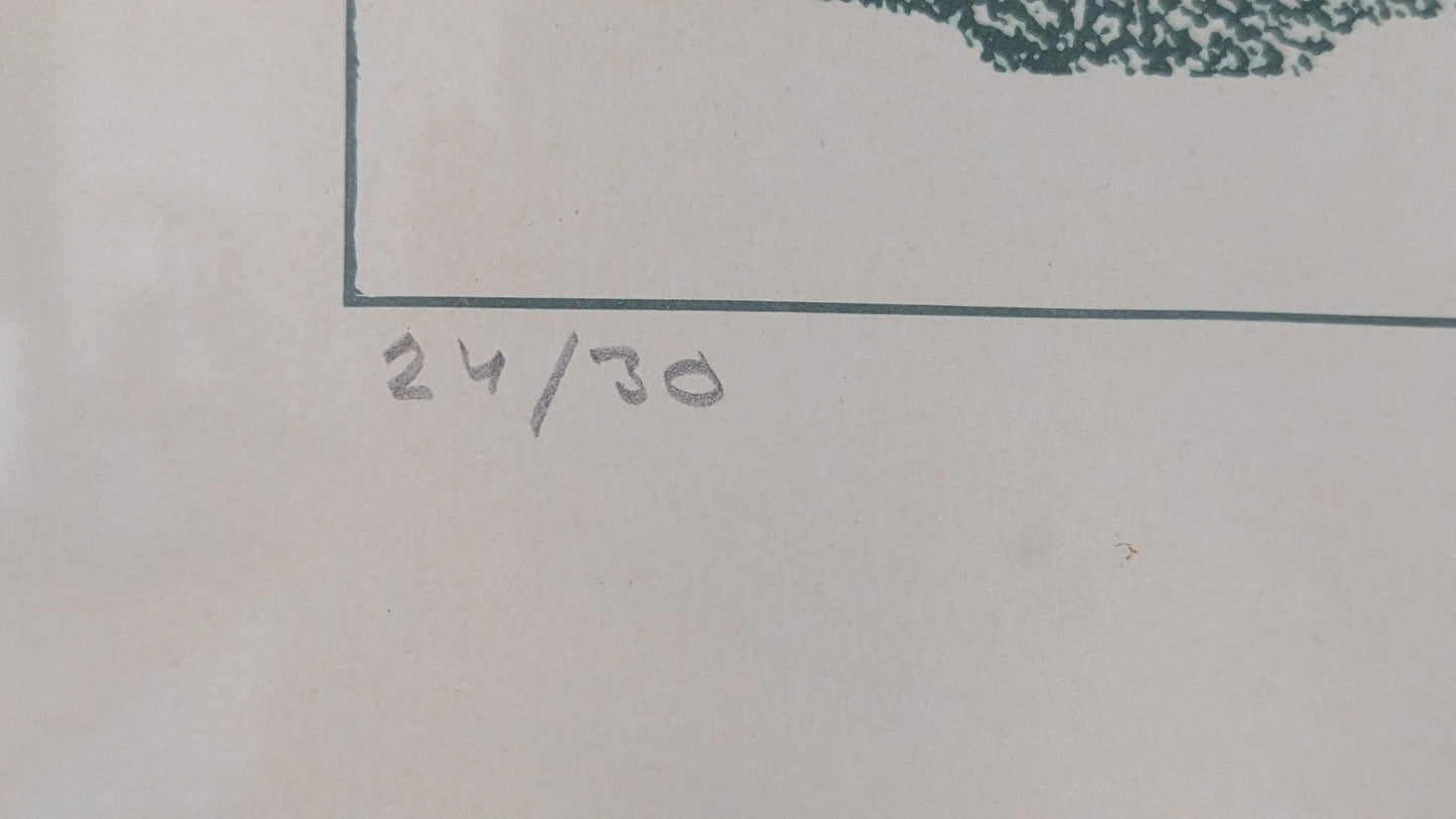 Signeerattu ja Numeroitu Grafiikka (1983, 24/30)