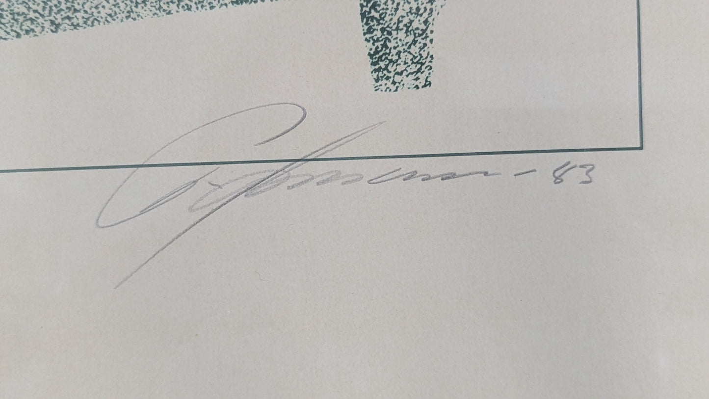 Signeerattu ja Numeroitu Grafiikka (1983, 24/30)
