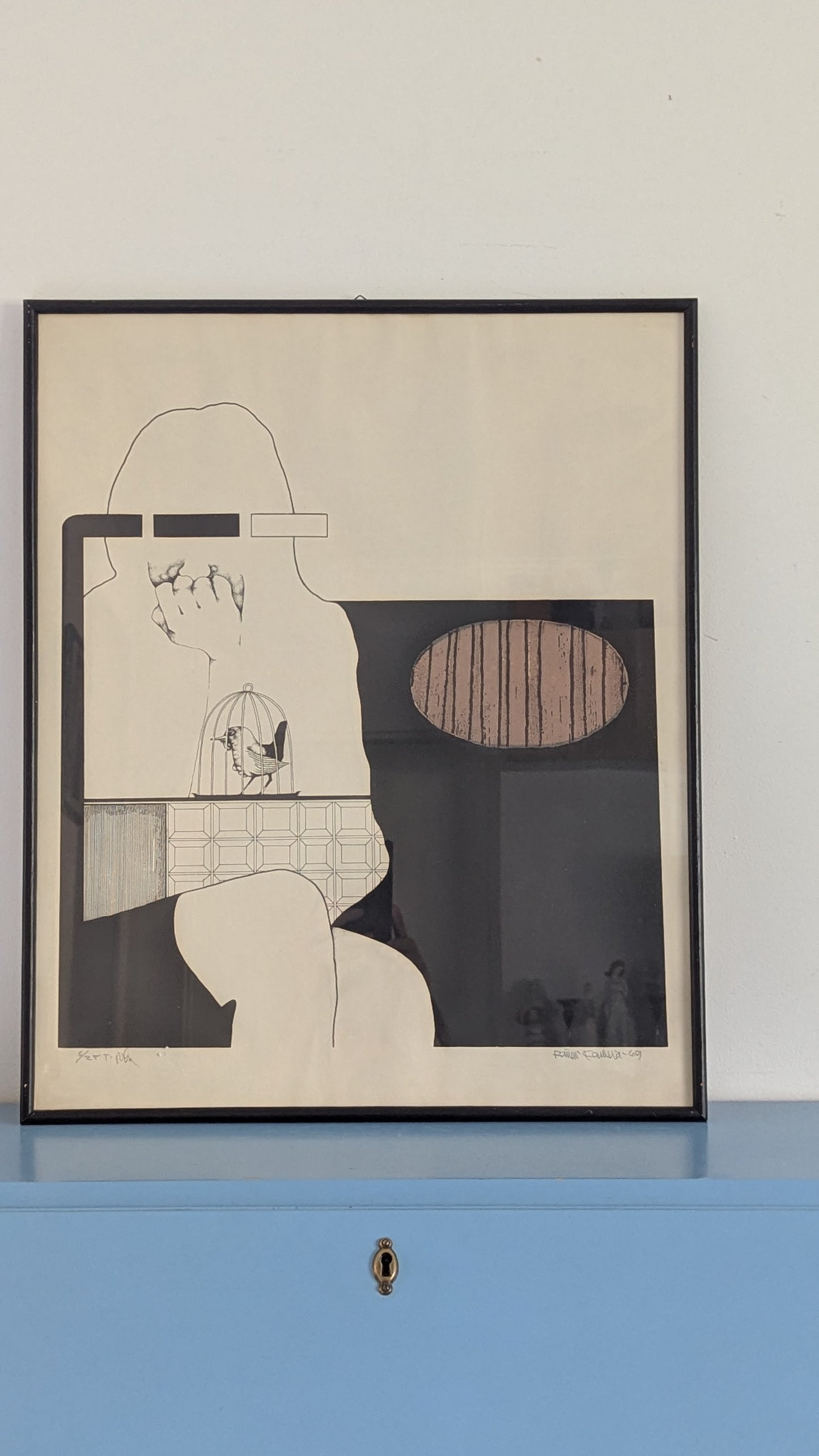 Raimo Kanerva - Signeerattu Grafiikka (1969, 6/25)