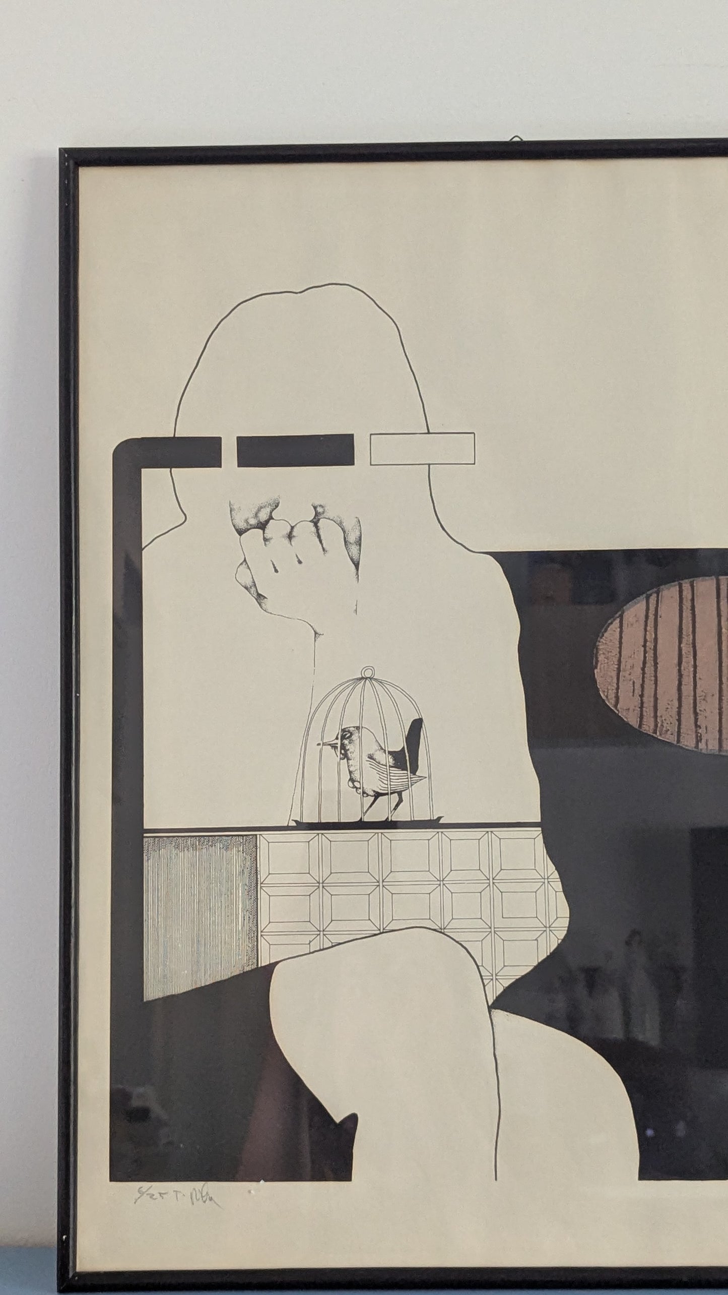 Raimo Kanerva - Signeerattu Grafiikka (1969, 6/25)