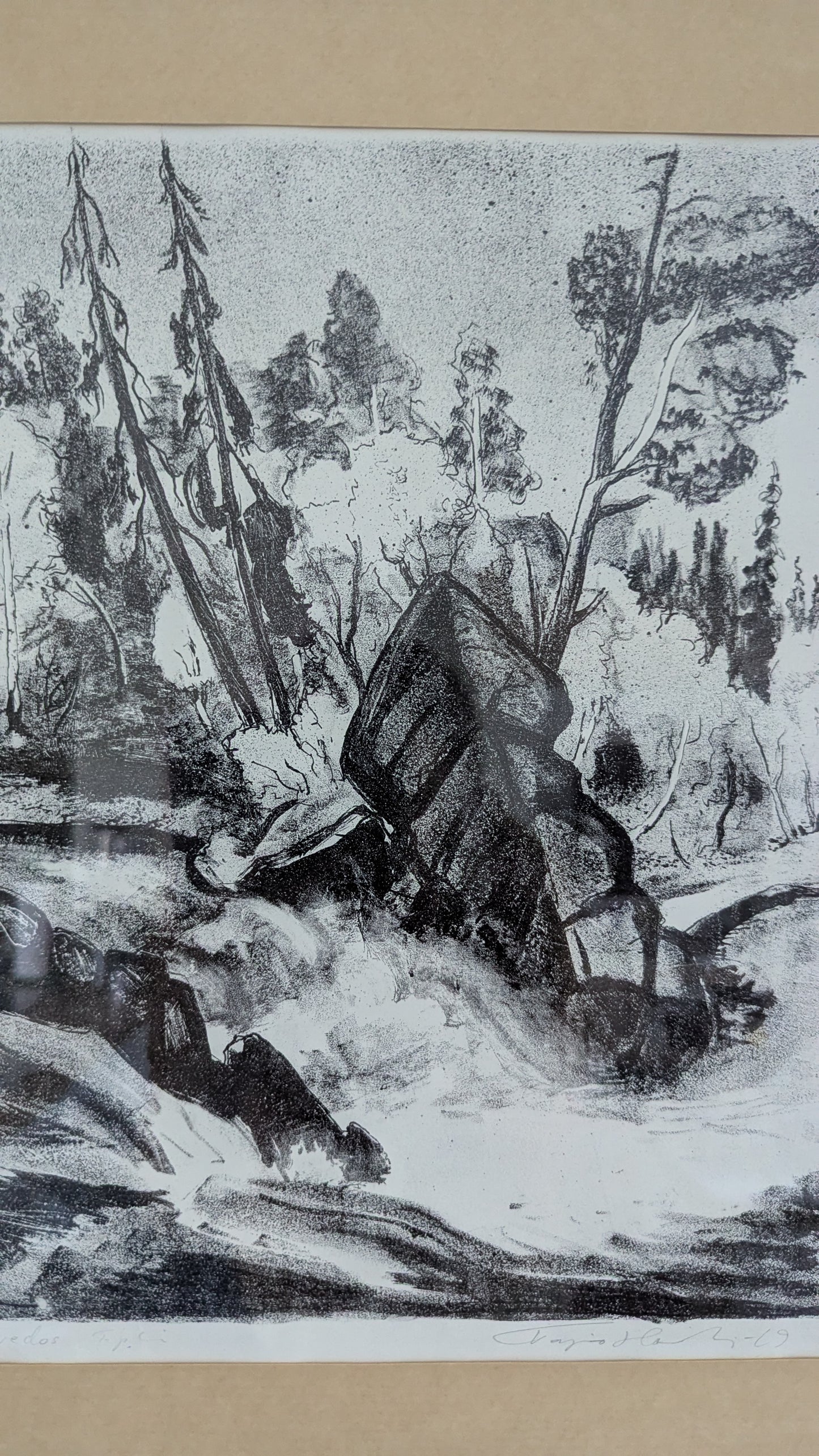 Tapio Haili - Signeerattu Grafiikka (1969, Työvedos)