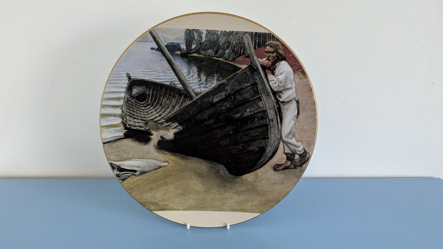 Arabia Kalevala Purren Valitus Seinälautanen (1985, Akseli Gallen-Kallela)