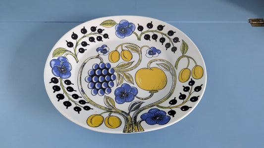 Arabia Paratiisi Tarjoiluvati / Tarjoilulautanen (1969-1974, Birger Kaipiainen)