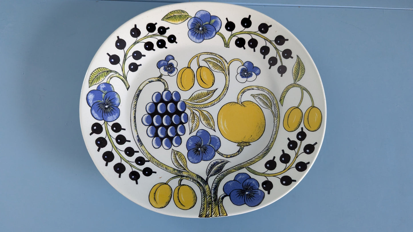 Arabia Paratiisi Tarjoiluvati / Tarjoilulautanen (1969-1974, Birger Kaipiainen)