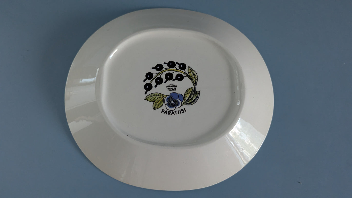 Arabia Paratiisi Tarjoiluvati / Tarjoilulautanen (1969-1974, Birger Kaipiainen)