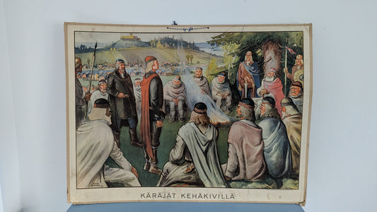 Opetustaulu - Käräjät Kehäkivillä (1935, Aarno Karimo)
