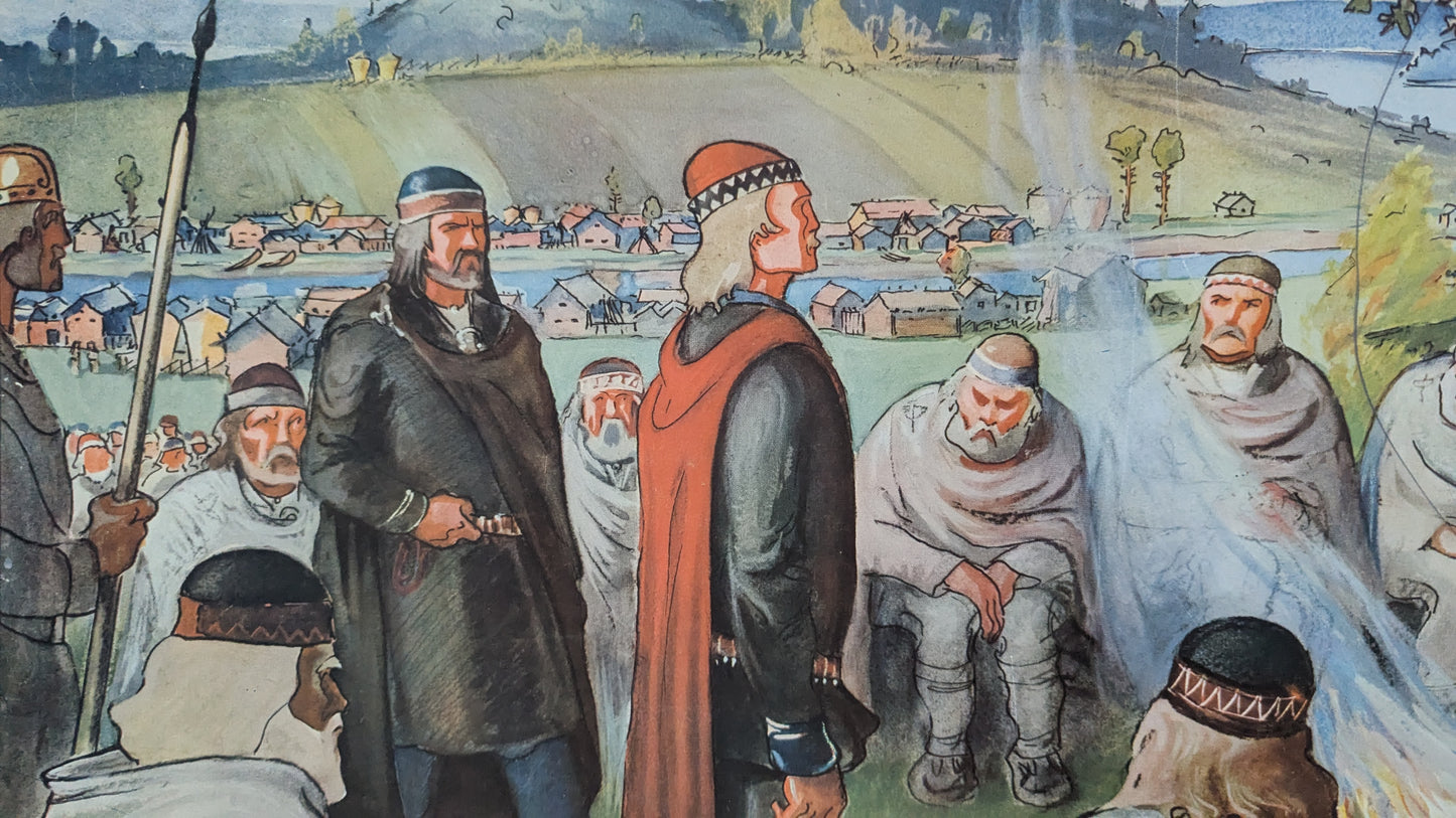 Opetustaulu - Käräjät Kehäkivillä (1935, Aarno Karimo)