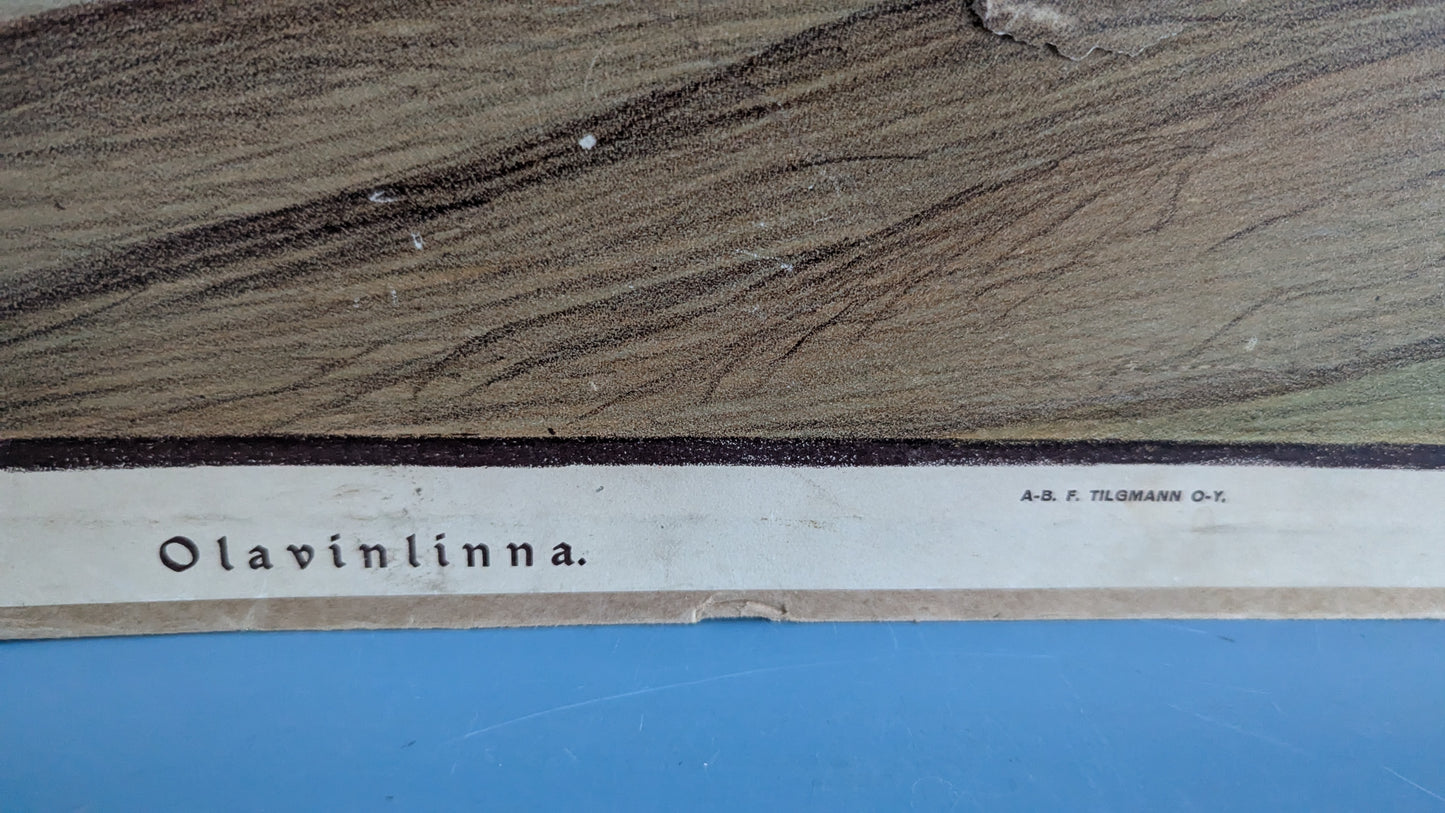 Opetustaulu - Olavinlinna (Väinö Blomstedt)