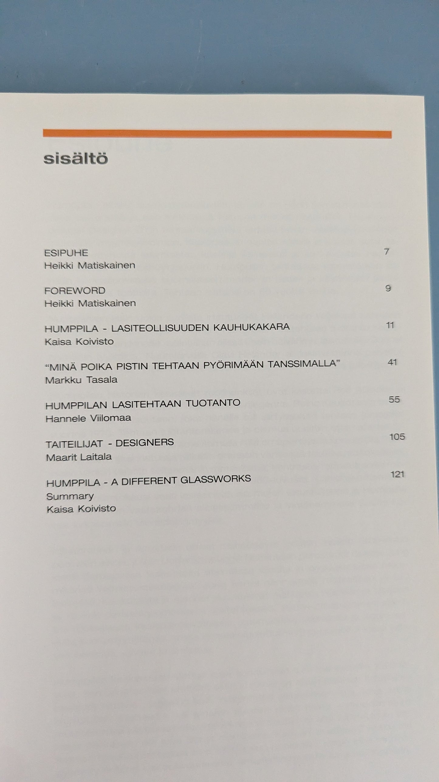 Lasitutkimuksia XIV - Humppila Lasitehdas Tien Varrella (2002)