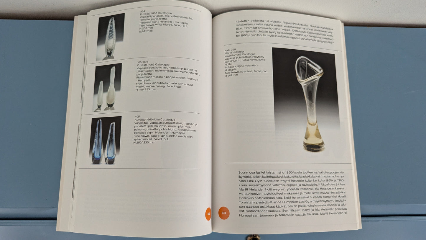 Lasitutkimuksia XIV - Humppila Lasitehdas Tien Varrella (2002)