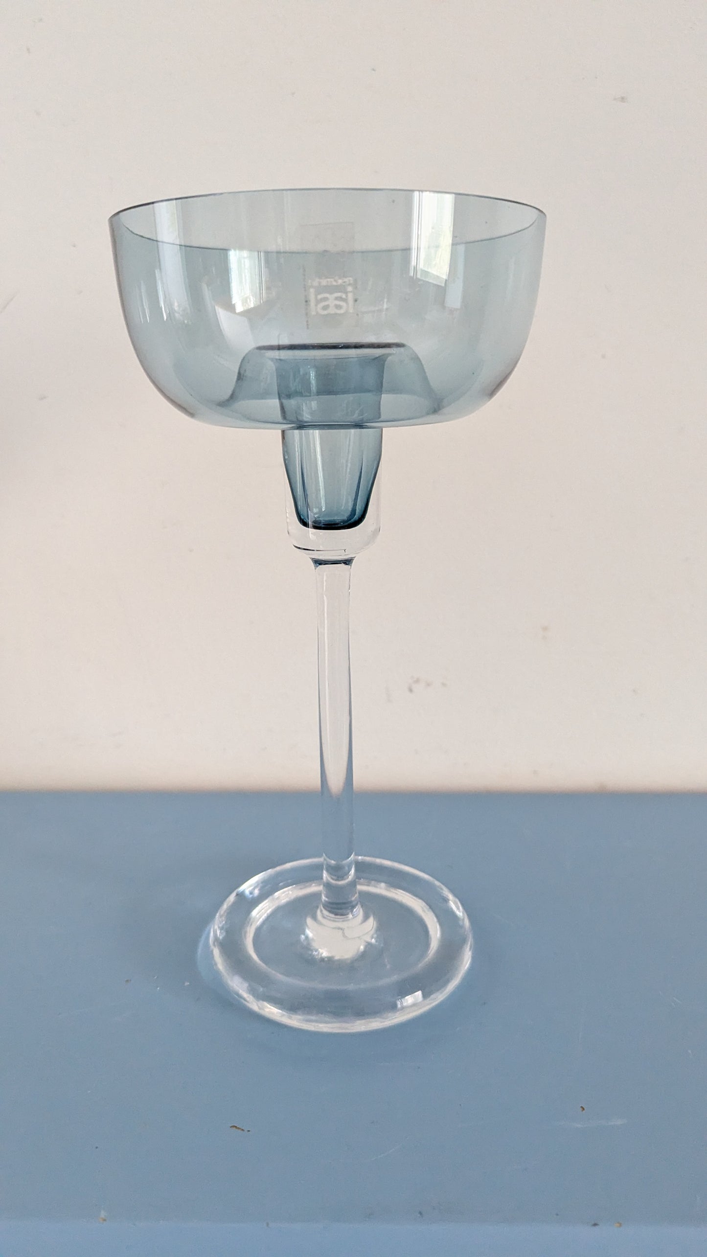 Riihimäen lasi Olympos Kynttilänjalka (1974-1976, Nanny Still)