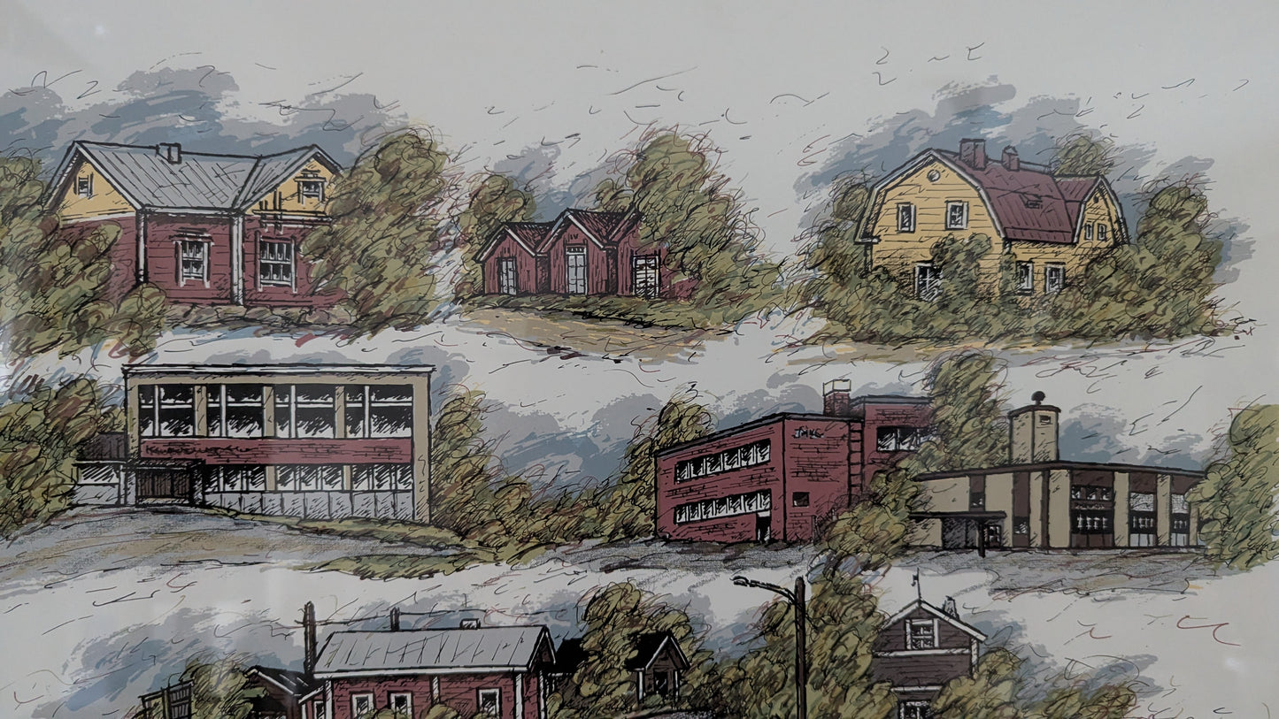 Raimo Kanerva - Lappi TL (Signeerattu Grafiikka 1983)